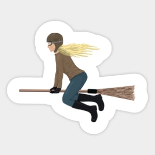 Thoroughly Modern Witch Sticker